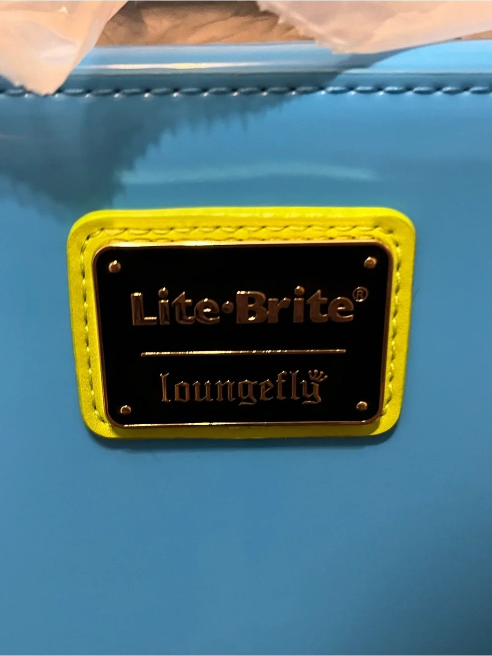 Kids Butterfly Light-Up Carry Bag in Blue